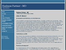Tablet Screenshot of businesspartnermd.com